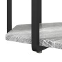 Mesa Lateral 2 pcs Gris Sonoma de Madera y Metal de , Mesas auxiliares - Ref: Foro24-869717, Precio: 72,48 €, Descuento: -5%%