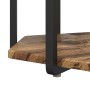 Mesa lateral  2 pcs de madera vieja, madera ingeniada y metal | Foro24.es | Tu tienda online para hogar, jardín y más Foro24.es