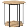 Juego de 2 mesas laterales  de roble, madera de ingeniería y metal | Foro24.es | Tu tienda online para hogar, jardín y más Foro24.es
