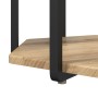 Juego de 2 mesas laterales  de roble, madera de ingeniería y metal | Foro24.es | Tu tienda online para hogar, jardín y más Foro24.es
