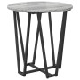 Mesa auxiliar  de 2 piezas en gris Sonoma, hecha de madera y metal | Foro24.es | Tu tienda online para hogar, jardín y más Foro24.es