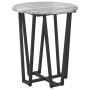 Mesa auxiliar  de 2 piezas en gris Sonoma, hecha de madera y metal | Foro24.es | Tu tienda online para hogar, jardín y más Foro24.es