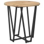 Mesa Lateral de 2 Piezas en Madera de Roble y Metal | Foro24.es | Tu tienda online para hogar, jardín y más Foro24.es