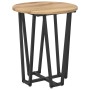 Mesa Lateral de 2 Piezas en Madera de Roble y Metal | Foro24.es | Tu tienda online para hogar, jardín y más Foro24.es