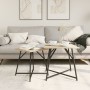 Mesa Auxiliar  2 piezas de Madera de Sonoma y Metal | Foro24.es | Tu tienda online para hogar, jardín y más Foro24.es