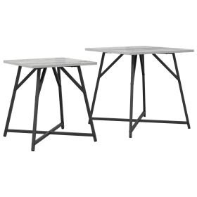 Comprar Mesa Auxiliar 2 pcs Gris Sonoma de Madera