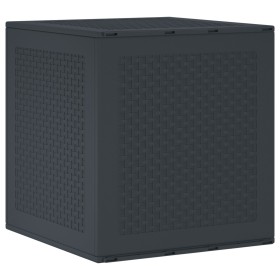 Caja de Almacenamiento Antracita 55x53x57 cm PP de , Cajas de almacenaje para exteriores - Ref: Foro24-870579, Precio: 54,23 ...