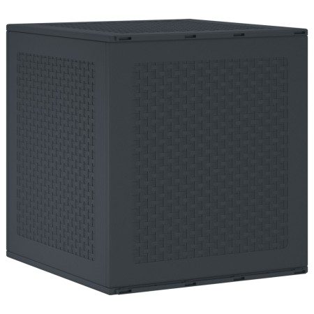 Caja de Almacenamiento Antracita 55x53x57 cm PP de , Cajas de almacenaje para exteriores - Ref: Foro24-870579, Precio: 54,23 ...