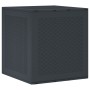 Caja de Almacenamiento Antracita 55x53x57 cm PP de , Cajas de almacenaje para exteriores - Ref: Foro24-870579, Precio: 54,23 ...