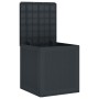 Caja de Almacenamiento Antracita 55x53x57 cm PP de , Cajas de almacenaje para exteriores - Ref: Foro24-870579, Precio: 54,23 ...