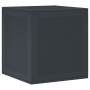 Caja de Almacenamiento Antracita 55x53x57 cm PP de , Cajas de almacenaje para exteriores - Ref: Foro24-870579, Precio: 54,23 ...