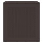 Caja de Almacenamiento Marrón 55x53x57 cm PP de , Cajas de almacenaje para exteriores - Ref: Foro24-870580, Precio: 58,76 €, ...