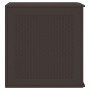 Caja de Almacenamiento Marrón 55x53x57 cm PP de , Cajas de almacenaje para exteriores - Ref: Foro24-870580, Precio: 58,76 €, ...
