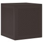 Caja de Almacenamiento Marrón 55x53x57 cm PP de , Cajas de almacenaje para exteriores - Ref: Foro24-870580, Precio: 58,76 €, ...