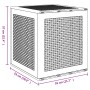 Caja de Almacenamiento Marrón 55x53x57 cm PP de , Cajas de almacenaje para exteriores - Ref: Foro24-870580, Precio: 58,76 €, ...