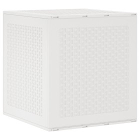 Caja de almacenamiento exterior blanca 55x53x57 cm PP de , Cajas de almacenaje para exteriores - Ref: Foro24-870581, Precio: ...