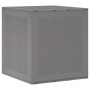 Caja de Almacenamiento Jardín Gris Claro 55x53x57 cm PP de , Cajas de almacenaje para exteriores - Ref: Foro24-870582, Precio...