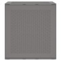 Caja de Almacenamiento Jardín Gris Claro 55x53x57 cm PP de , Cajas de almacenaje para exteriores - Ref: Foro24-870582, Precio...