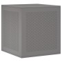 Caja de Almacenamiento Jardín Gris Claro 55x53x57 cm PP de , Cajas de almacenaje para exteriores - Ref: Foro24-870582, Precio...