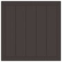 Mesa de Exterior Marrón Polipropileno Cuadrada 1 m Ligera de , Mesas de jardín - Ref: Foro24-871681, Precio: 89,31 €, Descuen...