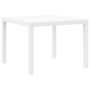 Mesa Exterior Blanca Plástico Mediana Duradera Mesa de Patio de , Mesas de jardín - Ref: Foro24-871682, Precio: 89,31 €, Desc...