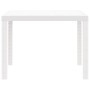 Mesa Exterior Blanca Plástico Mediana Duradera Mesa de Patio de , Mesas de jardín - Ref: Foro24-871682, Precio: 89,31 €, Desc...