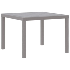 Mesa al Aire Libre Gris Claro Plástico Estándar Duradera de , Mesas de jardín - Ref: Foro24-871683, Precio: 92,57 €, Descuent...