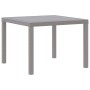 Mesa al Aire Libre Gris Claro Plástico Estándar Duradera de , Mesas de jardín - Ref: Foro24-871683, Precio: 92,57 €, Descuent...