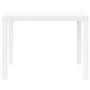 Mesa Exterior Blanca Plástico Mediana Duradera Mesa de Patio de , Mesas de jardín - Ref: Foro24-871682, Precio: 89,31 €, Desc...