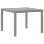 Mesa al Aire Libre Gris Claro Plástico Estándar Duradera de , Mesas de jardín - Ref: Foro24-871683, Precio: 92,57 €, Descuent...
