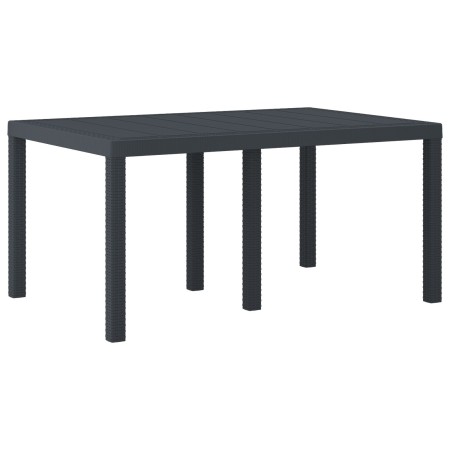 Mesa Exterior Antracita Plástico Mediana Duradera Mesa de Patio de , Mesas de jardín - Ref: Foro24-871684, Precio: 130,52 €, ...