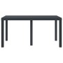 Mesa Exterior Antracita Plástico Mediana Duradera Mesa de Patio de , Mesas de jardín - Ref: Foro24-871684, Precio: 130,52 €, ...