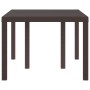 Mesa Exterior Marrón Plástico Grande Ligera de , Mesas de jardín - Ref: Foro24-871685, Precio: 130,52 €, Descuento: %