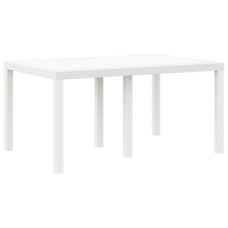 Mesa Exterior Blanca Polipropileno Mediana Duradera de , Mesas de jardín - Ref: Foro24-871686, Precio: 130,52 €, Descuento: %