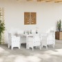 Mesa Exterior Blanca Polipropileno Mediana Duradera de , Mesas de jardín - Ref: Foro24-871686, Precio: 130,52 €, Descuento: %