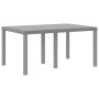 Mesa Exterior Gris Claro Plástico Mediana Duradera de , Mesas de jardín - Ref: Foro24-871687, Precio: 132,74 €, Descuento: -5%%