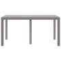 Mesa Exterior Gris Claro Plástico Mediana Duradera de , Mesas de jardín - Ref: Foro24-871687, Precio: 132,74 €, Descuento: -5%%