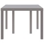 Mesa Exterior Gris Claro Plástico Mediana Duradera de , Mesas de jardín - Ref: Foro24-871687, Precio: 132,74 €, Descuento: -5%%