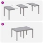 Mesa Exterior Gris Claro Plástico Mediana Duradera de , Mesas de jardín - Ref: Foro24-871687, Precio: 132,74 €, Descuento: -5%%