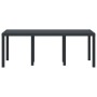 Mesa de Jardín Antracita 200x100x73 cm de Polirratán de , Mesas de jardín - Ref: Foro24-871688, Precio: 167,03 €, Descuento: %