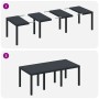 Mesa de Jardín Antracita 200x100x73 cm de Polirratán de , Mesas de jardín - Ref: Foro24-871688, Precio: 167,03 €, Descuento: %