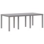 Mesa de jardín Gris Claro 200x100x73 cm de Polirratán de , Mesas de jardín - Ref: Foro24-871691, Precio: 165,62 €, Descuento:...