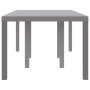 Mesa de jardín Gris Claro 200x100x73 cm de Polirratán de , Mesas de jardín - Ref: Foro24-871691, Precio: 165,62 €, Descuento:...
