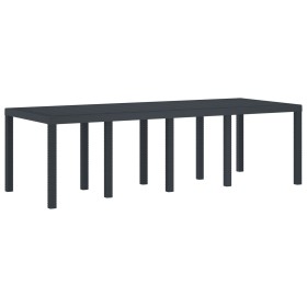Mesa de Jardín Antracita 250x100x73 cm de Polyratán de , Mesas de jardín - Ref: Foro24-871692, Precio: 186,24 €, Descuento: %