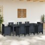 Mesa de Jardín Antracita 250x100x73 cm de Polyratán de , Mesas de jardín - Ref: Foro24-871692, Precio: 186,24 €, Descuento: %