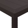 Mesa de Jardín Marrón 250x100x73 cm de Rattan Sintético de , Mesas de jardín - Ref: Foro24-871693, Precio: 186,24 €, Descuent...