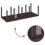 Mesa de Jardín Marrón 250x100x73 cm de Rattan Sintético de , Mesas de jardín - Ref: Foro24-871693, Precio: 186,24 €, Descuent...