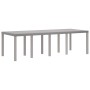 mesa de patio Gris claro Metal, materiales sintéticos Grande de , Mesas de jardín - Ref: Foro24-871695, Precio: 189,96 €, Des...
