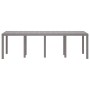 mesa de patio Gris claro Metal, materiales sintéticos Grande de , Mesas de jardín - Ref: Foro24-871695, Precio: 189,96 €, Des...