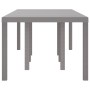 mesa de patio Gris claro Metal, materiales sintéticos Grande de , Mesas de jardín - Ref: Foro24-871695, Precio: 189,96 €, Des...